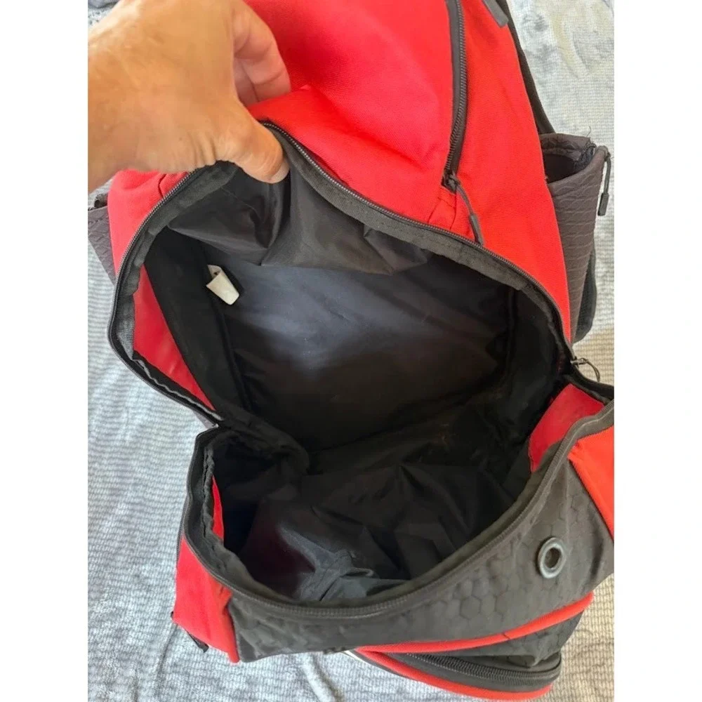 Boombah Superpack Baseball Softball Bat Bag Backpack Red Black Gear Equipment